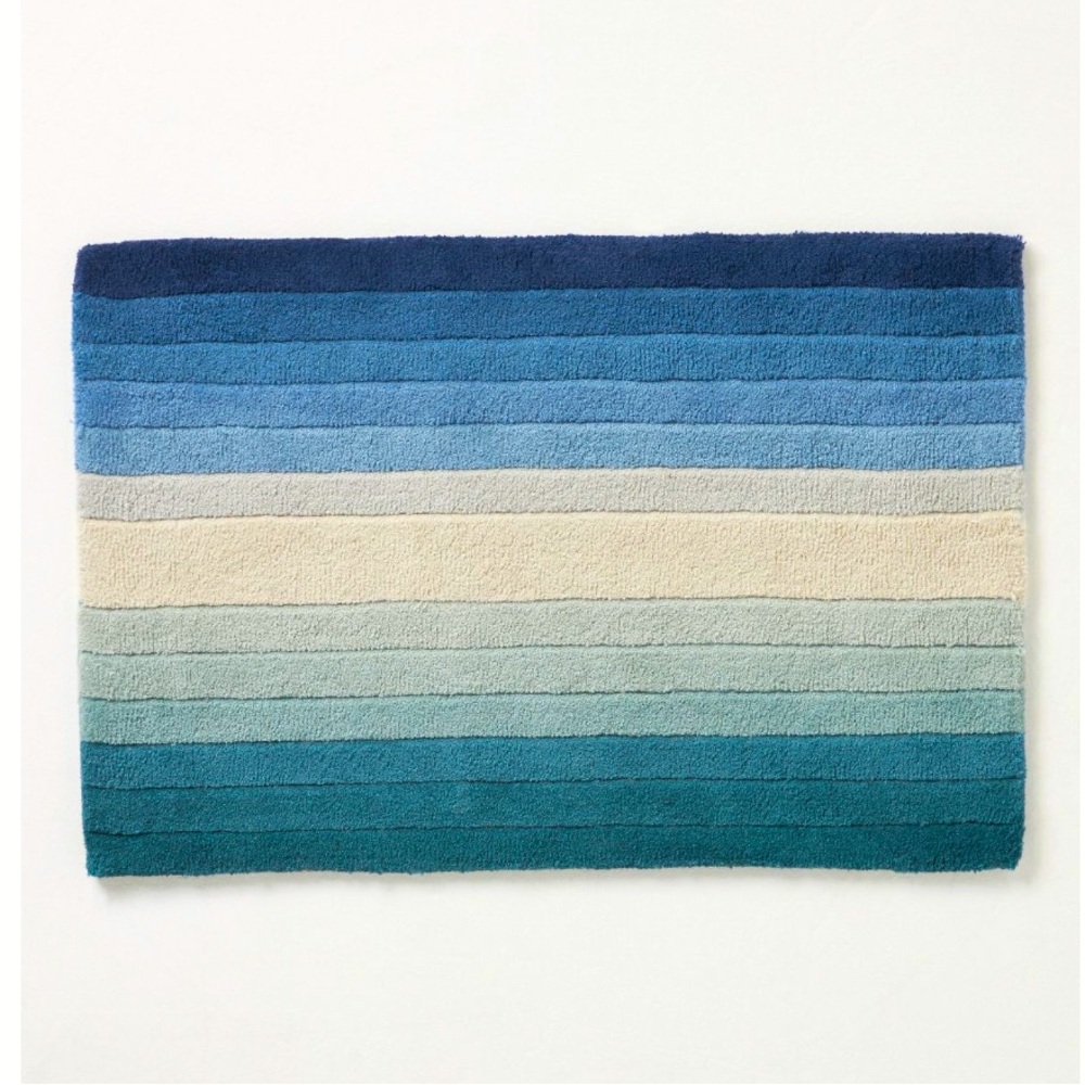 LAST ONE 🔥Blue‎ Ombre Stripe Maximus Rug